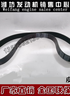 10PK1422多楔带612630060005皮带潍柴WP12柴油发动机WP13原厂配件