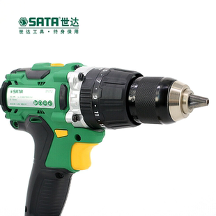 世达锂电冲击钻手电钻组合工具箱套装家用电动螺丝刀51011 51012C