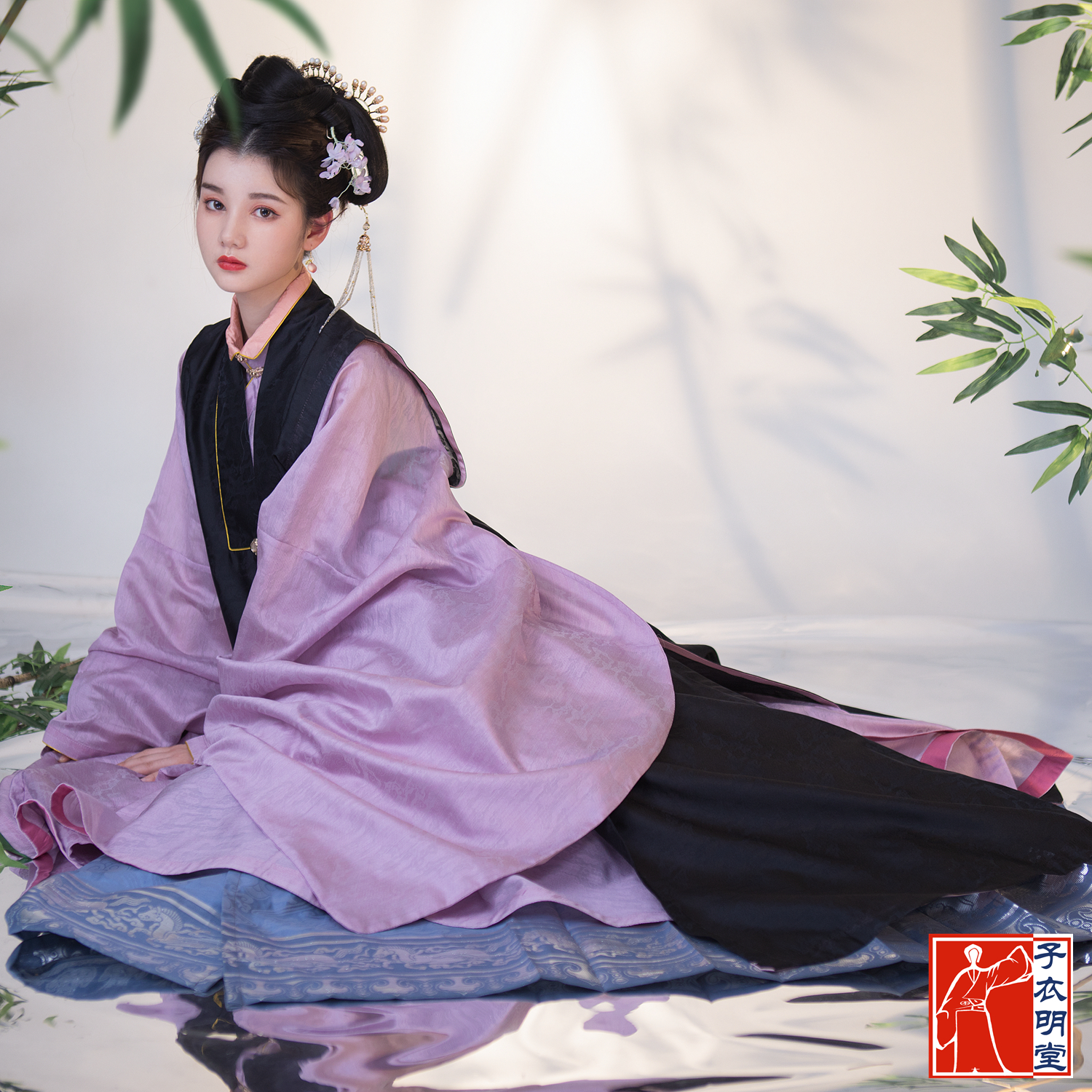 面料【如意繁云】原创汉服女真丝混纺纱衫长纱衫闭店清仓