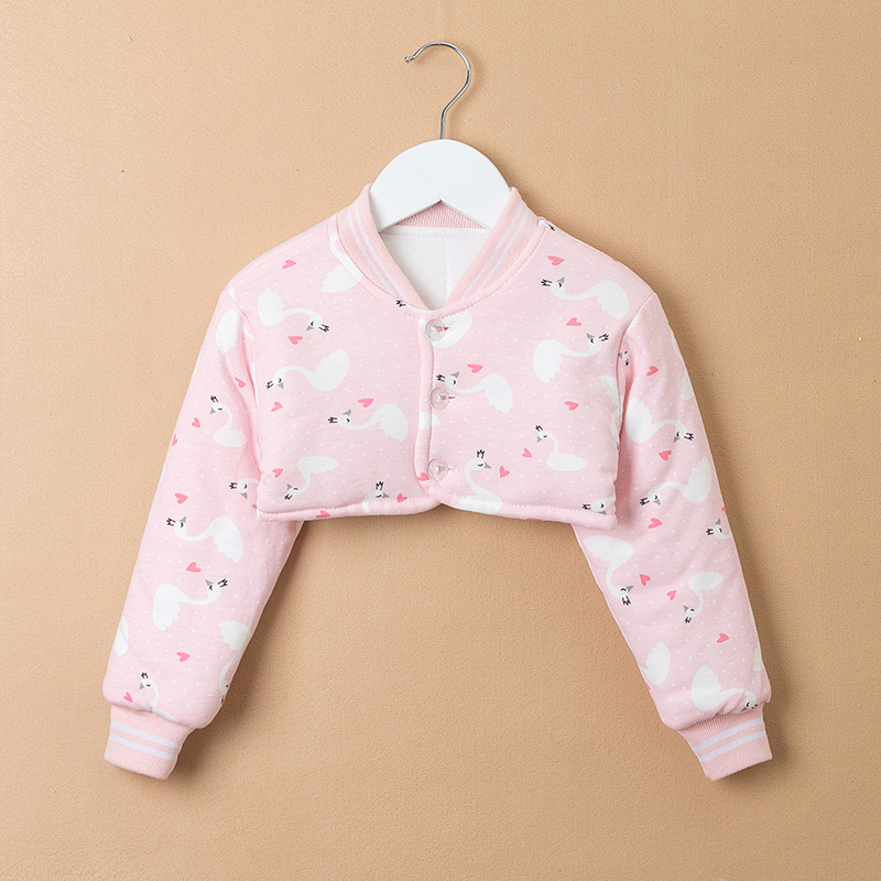 儿童加厚全棉长袖宝宝防冻坎肩