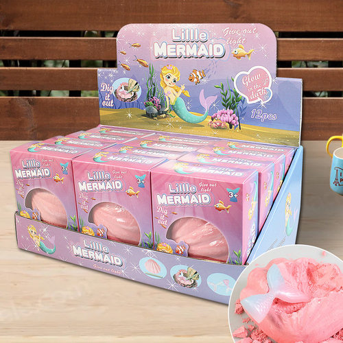 考古挖掘美人鱼化石儿童挖掘玩具小学生益智科教考古DIY挖掘