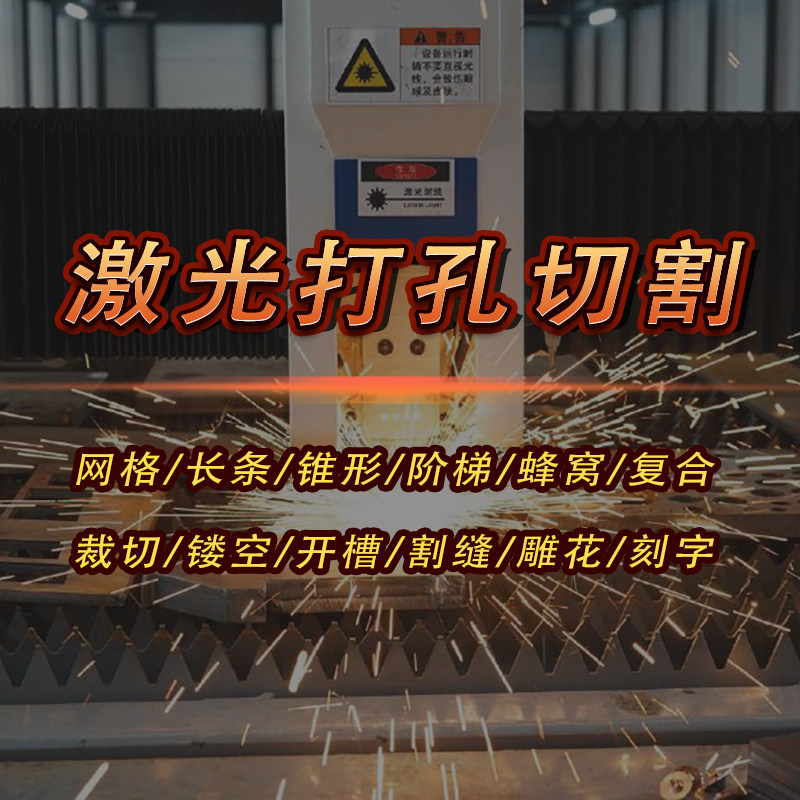 钼片精密激光切割机超薄金属微结构加工金属箔激光打孔密集孔定制