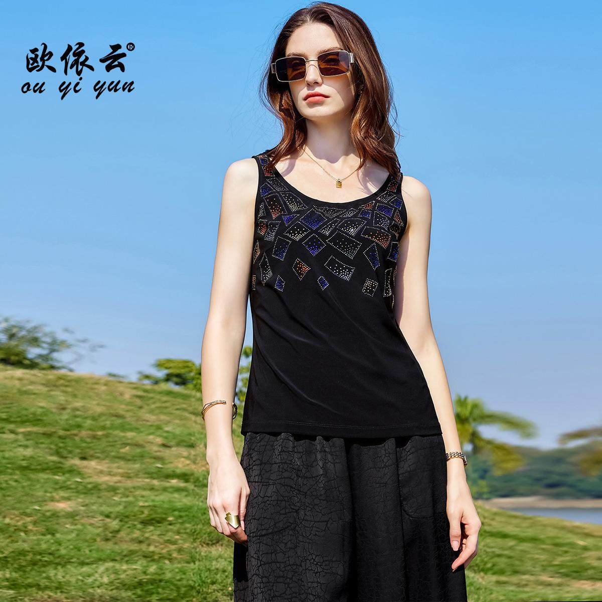 吊带小背心高弹舒适时尚打底衫女图片