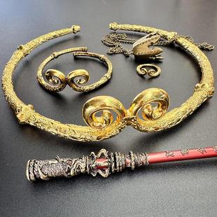 黑神话悟空实体周边金属紧箍咒大号拉布布儿童金箍棒收藏道具可戴