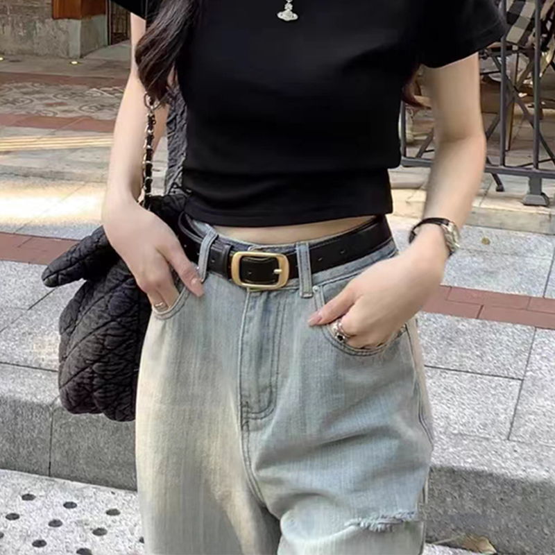 皮带女士真皮皮带2024新款简约