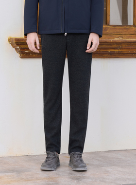 半身缘男裤 冬季亲肤舒适日常百搭休闲裤254101M10330001