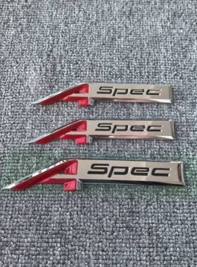 适用于讴歌MDX CDX ZDX ILX RLX TLX车标TYPES字标ASPEC改装车标