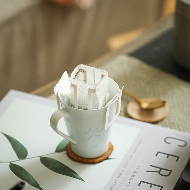 青白瓷水杯随手杯景德镇玲珑陶瓷咖啡杯对杯小清新包邮 闲趣别院