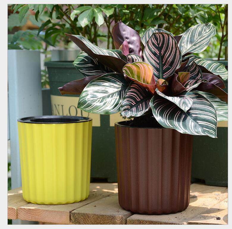 懒人花盆竖纹自动吸水创意植物花卉树脂水培土培圆形塑料花盆p502|ruв категории доставка цветов/цветок моделирования/растения садоводства, ваза/цветок/горшок/цветок (новый), горшок - от Buy2taobao.com для оказания профессиональной услуги покупки агента Taobao