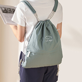 BOTTA DESIGN尼龙束口双肩包大学生书包运动户外轻便防水抽绳背包