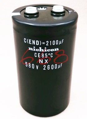 尼吉康 nichicon 高压储能变频器用580V2600UF电解电容 全新现货