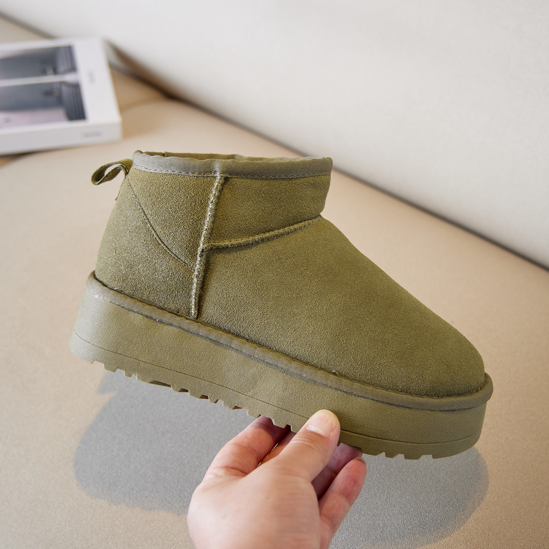厚底雪地靴2025新款女秋冬真皮加绒加厚保暖防滑外穿雪地鞋大清仓,女鞋,时尚雪地靴,淘宝优惠券,粉丝福利购,淘宝优惠卷