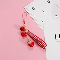 Клубника+лента для мобильного телефона в виде веревки A341