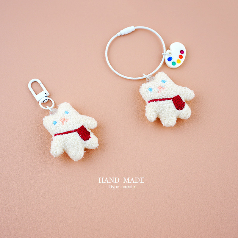 ins小众可爱爱心小白兔钥匙扣毛绒公仔玩偶挂饰立体兔子挂件包包,节庆用品/礼品,钥匙扣,淘宝优惠券,粉丝福利购,淘宝优惠卷