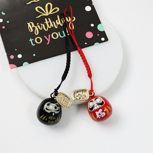 日系和风达摩u盘小吊手机挂件