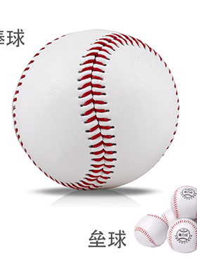 厂家直销精品10寸垒球9寸棒球软硬实心球 PU 玩具球