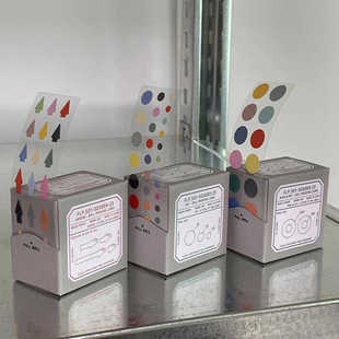 韩国flagg 圆点贴 彩点爱心箭头字母贴纸 重点标记手帐装饰贴纸