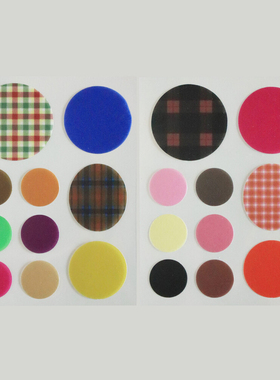 韩国小众Malgrecela INS风高颜值彩色圆点图案装饰贴纸  手帐素材