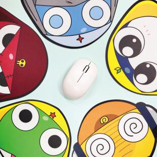 韩国keroro军曹周边 Giroro伍长Tamama二等兵大脸防滑装饰鼠标垫