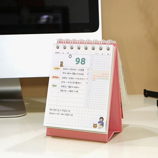 100days boris planner 女孩100天计划本线圈本 pinkfoot