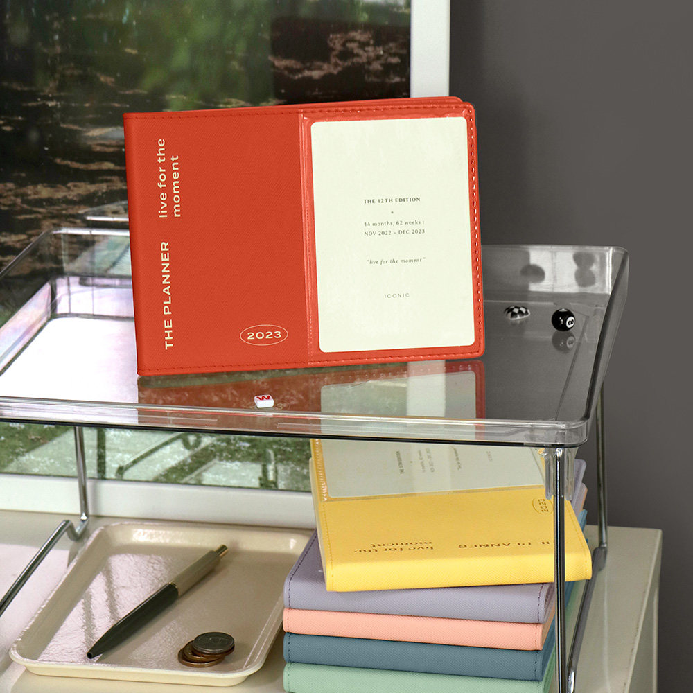 韩国iconic planner 八分格2023年日程本手帐 23年能率手账周计划