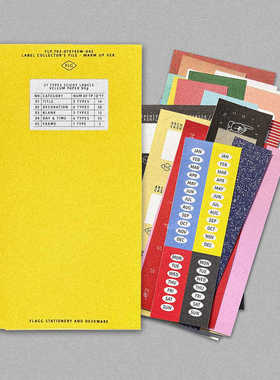 韩国flagg冷暖色月份日期咕卡日记装饰标签贴纸包 手账素材贴纸本