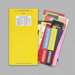 韩国flagg冷暖色月份日期咕卡日记装饰标签贴纸包 手账素材贴纸本