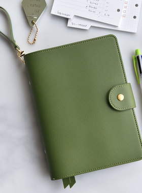 韩国Plepic A6记事日记本活页腕带封面套 不含内页