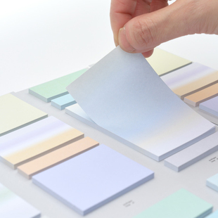 韩国ANALOGUE KEEPER ANA 粘性渐变便签贴套装 简约记事贴120张