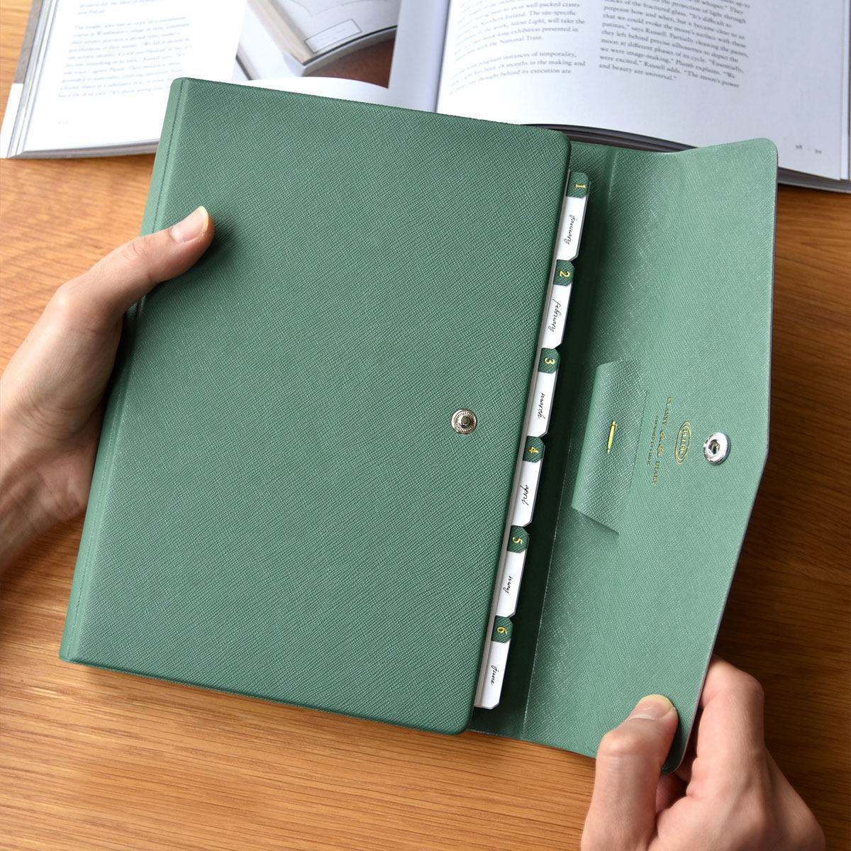 韩国plepic 皮革月份索引贴 分页贴分页纸 复古手帐素材 手帐素材