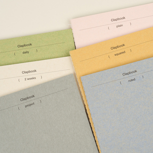 韩国ANALOGUE KEEPER ANA空白横线网格周计划手拿记事本 笔记本