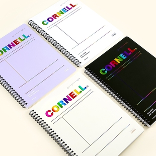 韩国pinkfoot 彩色高效学习B5线圈康奈尔笔记本 记事本 campus
