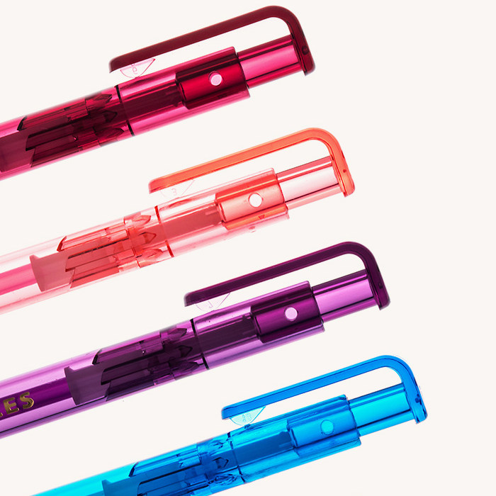 高颜值Livework彩色按压中性笔