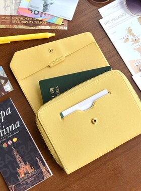 韩国Plepic旅行2023高级家庭多本护照包随身包出国旅游证件收纳包