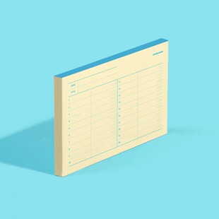 motemote 便签本词汇便签纸创意灵感思考 memo block