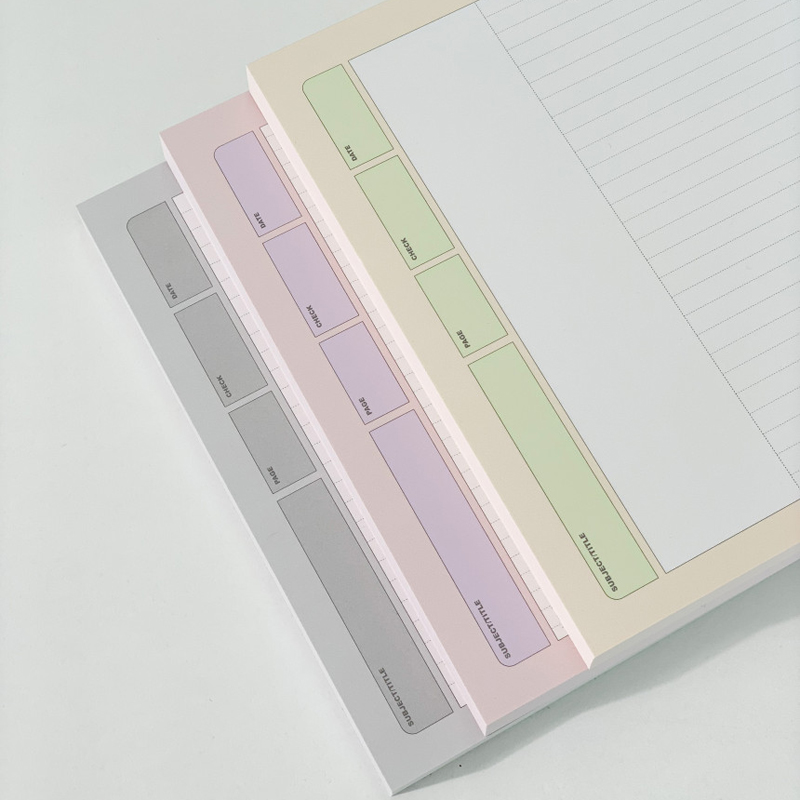 韩国Ahora高颜值B5分栏拍纸本