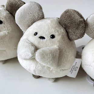 韩国collector mumu 萌宠仓鼠毛绒娃娃钥匙圈包包挂件 onemorebag