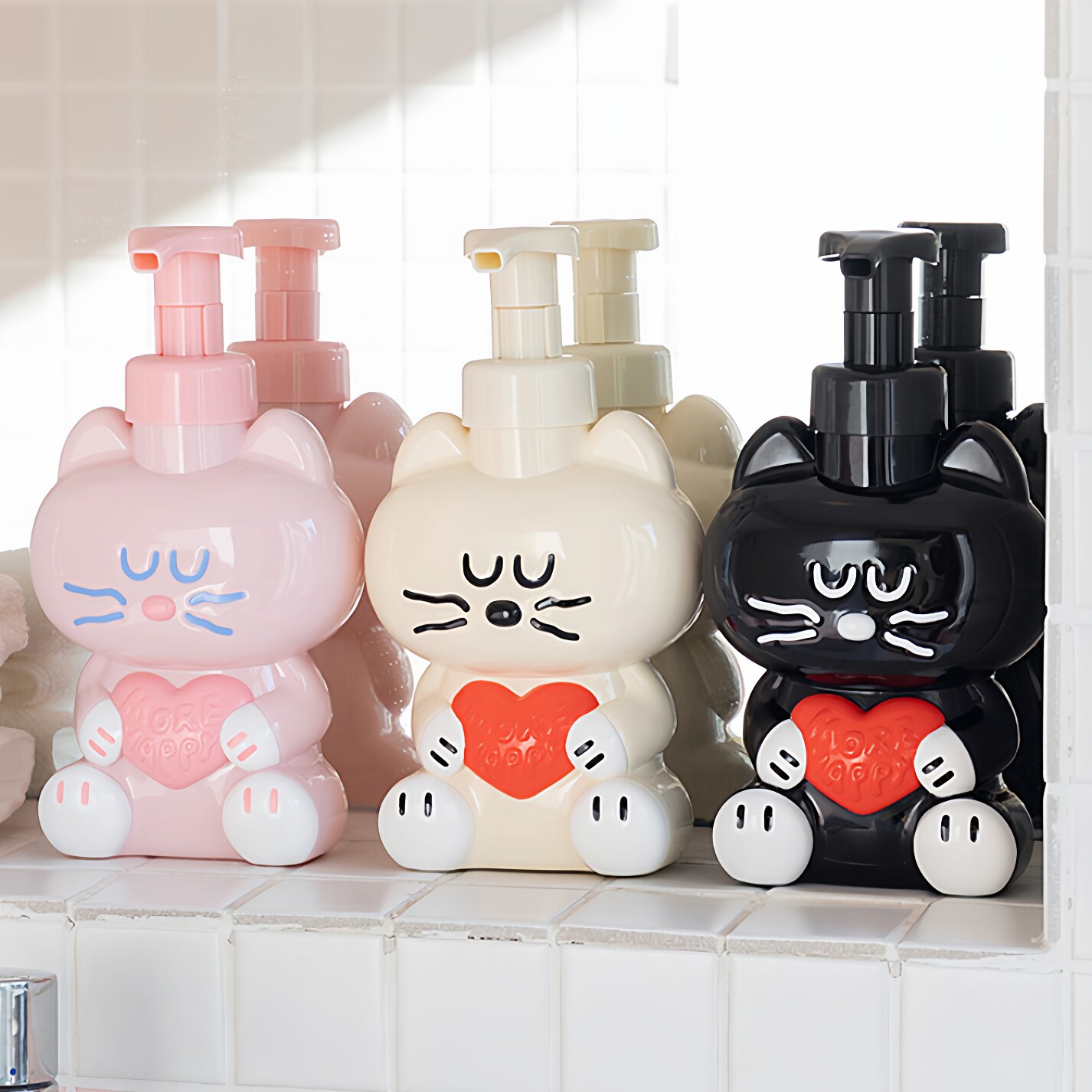 韩国romane 洗面奶洗手液按压式起泡瓶 洗发水慕斯泡沫分装补充瓶