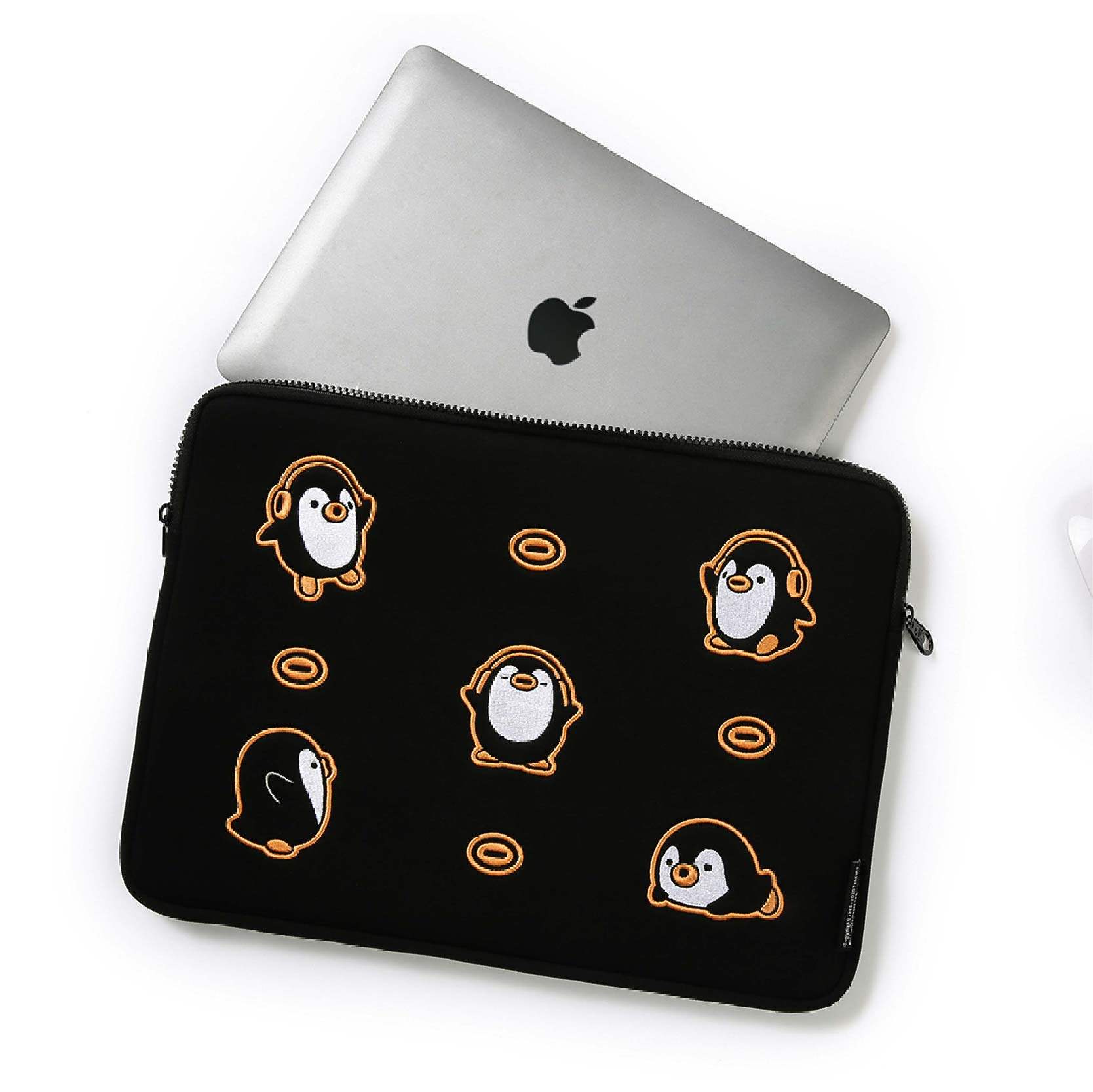 pupu aliens 噗噗星人 可爱苹果13.3寸电脑包 创意缓震 内胆包