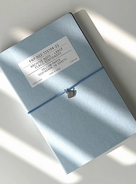 韩国flagg 线圈本抽插式收纳夹 ins简约票据贴纸收纳册 36页