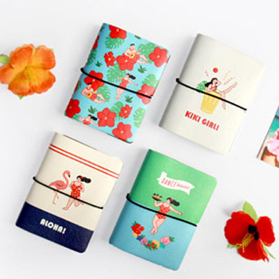 韩国PRELUDE 可爱个性迷你女式多卡位卡包 超薄绑带多功能卡袋