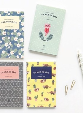 韩国iconic 便携迷你格子本 方格本 小方格笔记本 记事本子 Grid