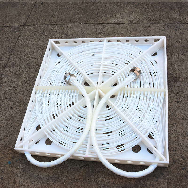 聚四氟乙烯蒸汽加热管 毛细盘管加热冷却 电镀槽加温铁氟龙换热器