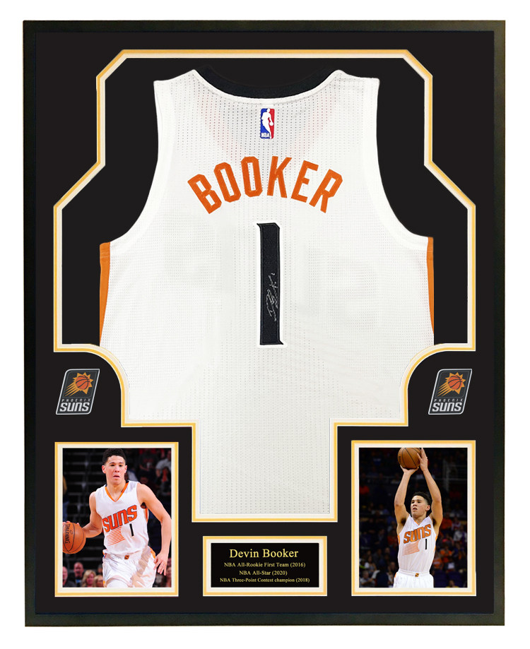 suns太阳队 德文布克 亲笔签名球衣 au球员版 含证书 收藏