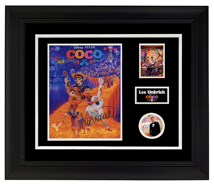 李昂克里奇 寻梦环游记动画导演 亲笔签名照片 含sa证书 裱框