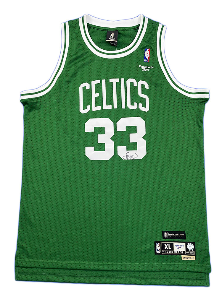 凯尔特人传奇 拉里伯德签名球衣 nba大鸟伯德 含证书 盒装 收藏