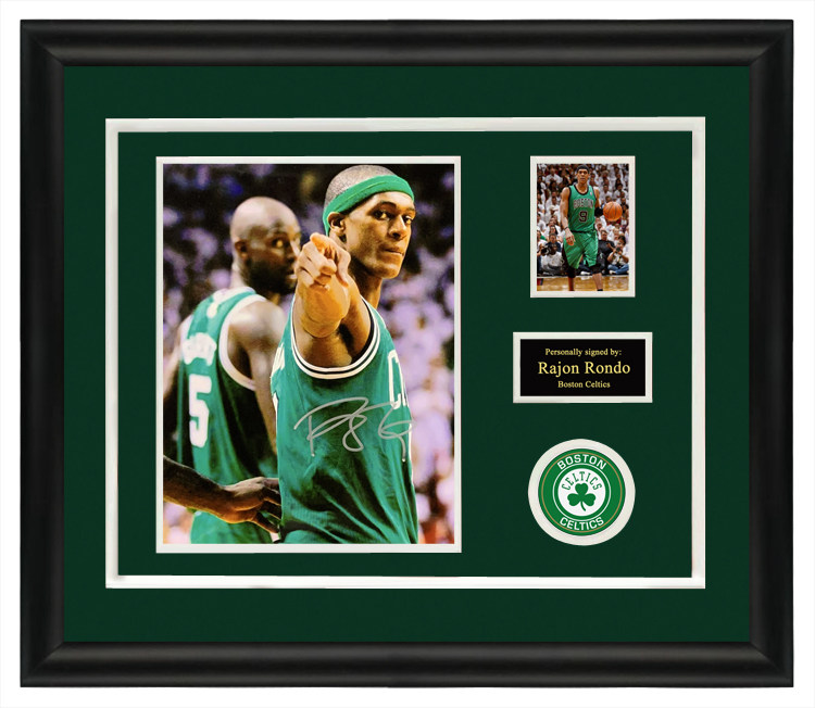 拉简朗多 亲笔签名照片 隆多凯尔特人时期 含证书 裱框收藏