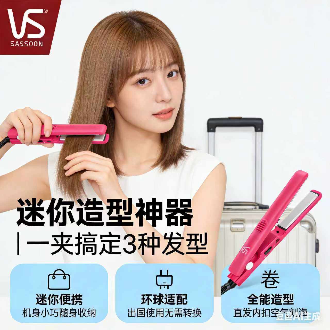 沙宣直发器电夹板顺发不毛躁拉直板夹不伤发夹板刘海夹两用小夹板,个人护理/保健/按摩器材,卷/直发器,淘宝优惠券,粉丝福利购,淘宝优惠卷