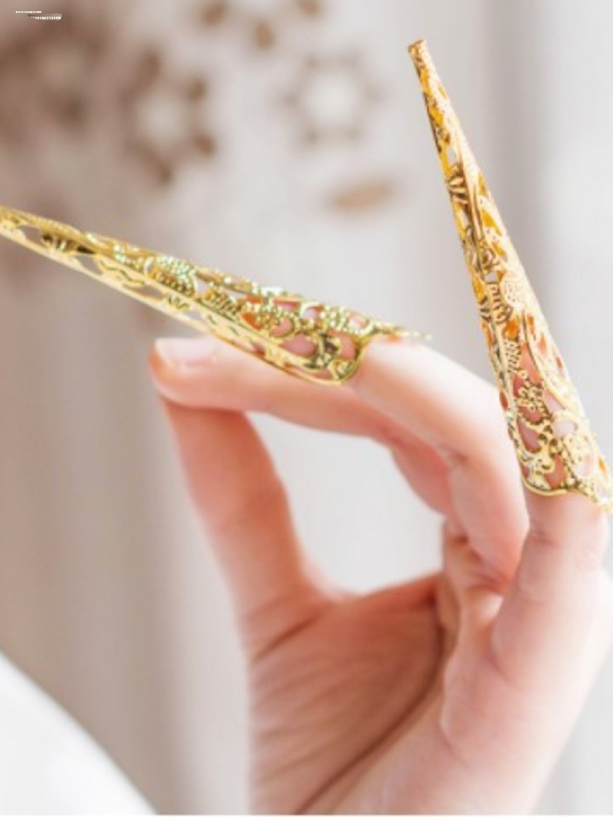 古代指甲套宫廷娘娘妃子假长手指套护甲傣族舞加厚如懿传影视道具