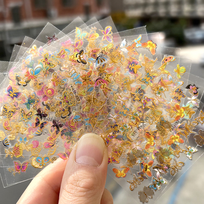 指甲贴儿童成人防水指甲贴纸立体指甲贴小女孩小朋友指甲贴片贴纸